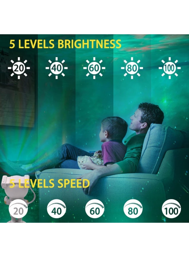 LOWHAT CLOSUNT Space Buddy Projector, Astronaut Light Projector, Star Galaxy Night Lights, Nebula Galaxy with Timer and Remote, Kids Gaming Room Bedroom Decor, Christmas, Great Gift for Kids - Image 5